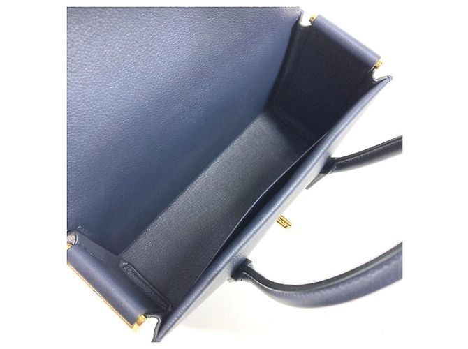 Borsa Tote Drag 22 di Hermès Blu navy - vista 11