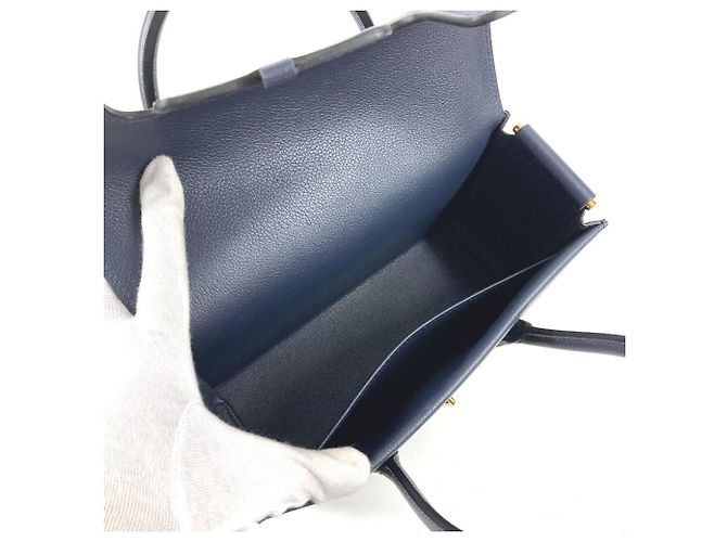 Borsa Tote Drag 22 di Hermès Blu navy - vista 12