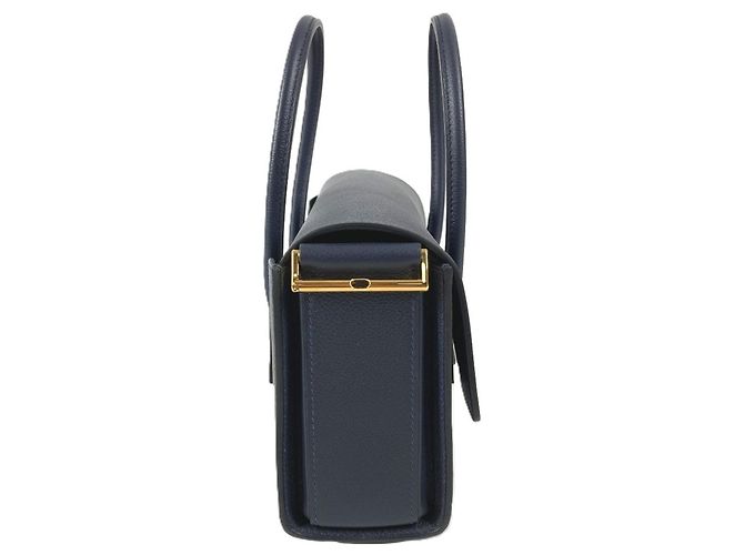 Borsa Tote Drag 22 di Hermès Blu navy - vista 4