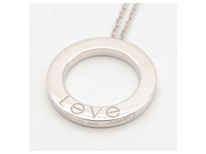 Collana Cartier Love Circle 6PD Argento - vista 4
