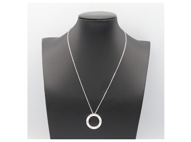 Collana Cartier Love Circle 6PD Argento - vista 6