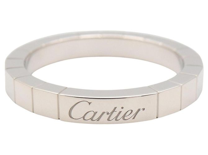 Anello Cartier Lanieres R in oro bianco 18K Argento - vista 2