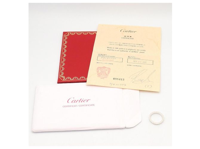 Anello Cartier Lanieres R in oro bianco 18K Argento - vista 8