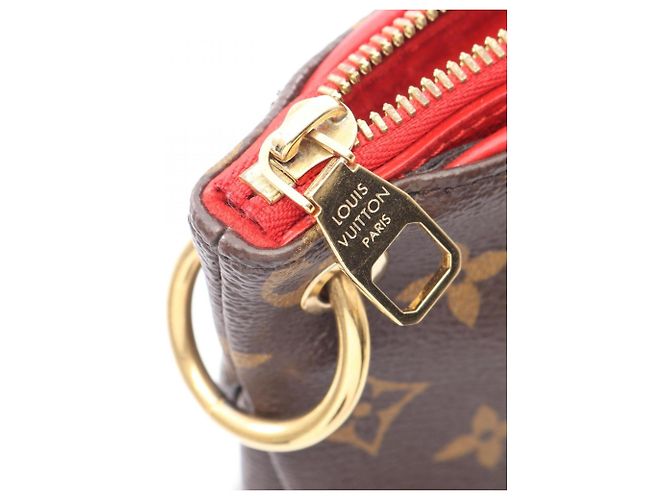 Borsa Pallas 2 in 1 Louis Vuitton Marrone Rosso Fuschia - vista 6