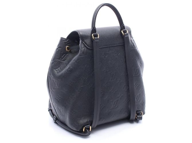 Zaino/Borsa Montsouris PM di Louis Vuitton Nero - vista 2