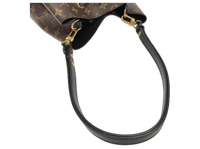 Néonoé Borsa a Spalla Louis Vuitton Monogram Neo Noe MM M44020 Marrone Nero - vista 5
