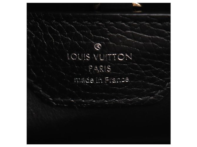 Borsa Louis Vuitton Capucines MM 2 in 1 Nero Rosa - vista 4