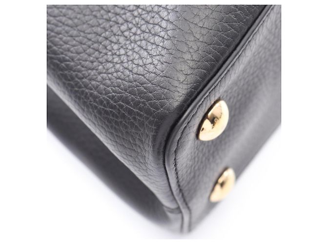 Borsa Louis Vuitton Capucines MM 2 in 1 Nero Rosa - vista 7