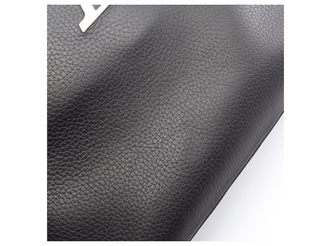 Borsa Louis Vuitton Capucines MM 2 in 1 Nero Rosa - vista 8