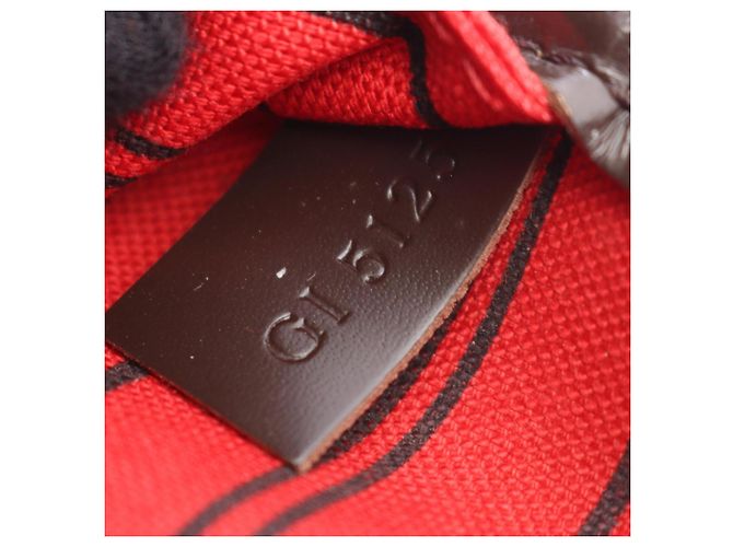 Louis Vuitton Neverfull MM Tote Bag Braun Damier ebene - Ansicht 5