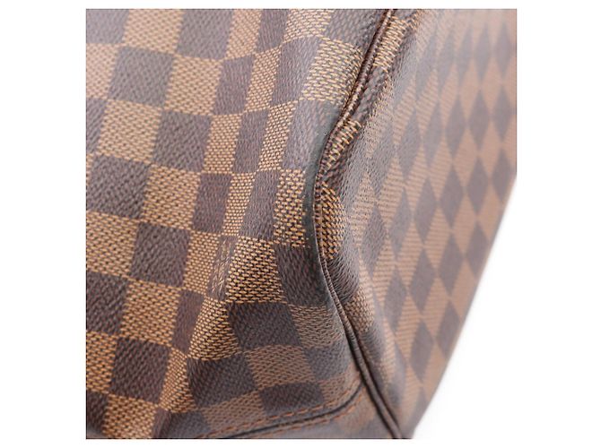 Louis Vuitton Neverfull MM Tote Bag Braun Damier ebene - Ansicht 7
