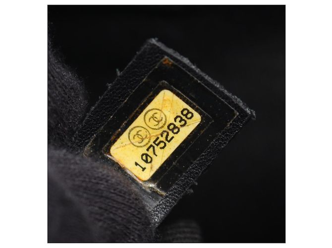 Borsa a Spalla Chanel con Cucitura a Diamante Nero - vista 5