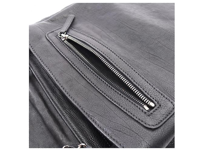 Borsa a Spalla Chanel con Cucitura a Diamante Nero - vista 6