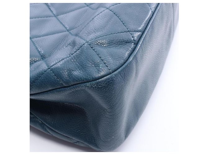 Timeless Borsa tote matelassé verde Chanel - vista 8