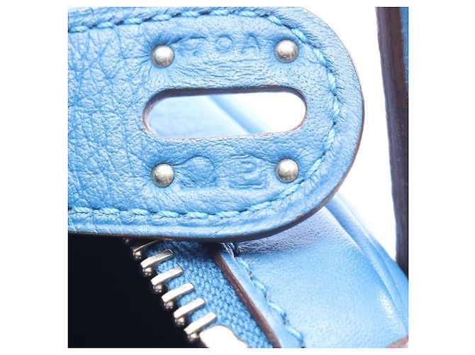 Borsa a Spalla Hermès Lindy 30 in Blu - vista 5