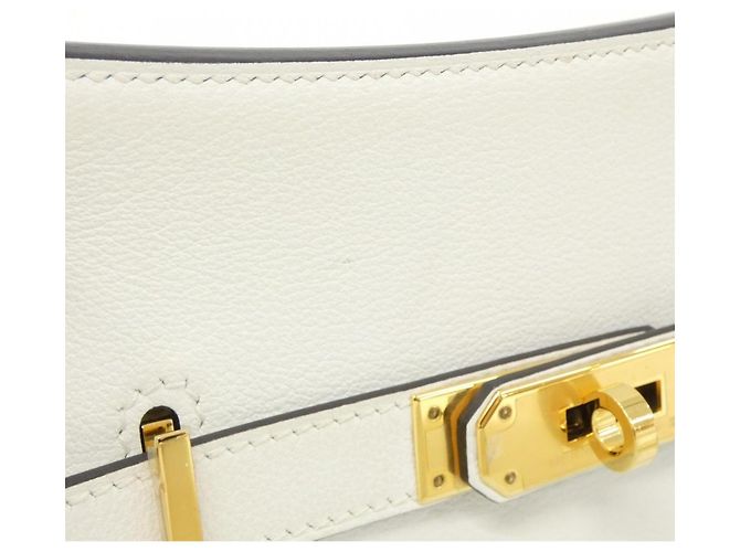 Hermès Jypsiere MINI Schultertasche Weiß - Ansicht 4
