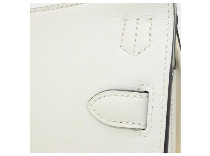 Hermès Jypsiere MINI Schultertasche Weiß - Ansicht 5