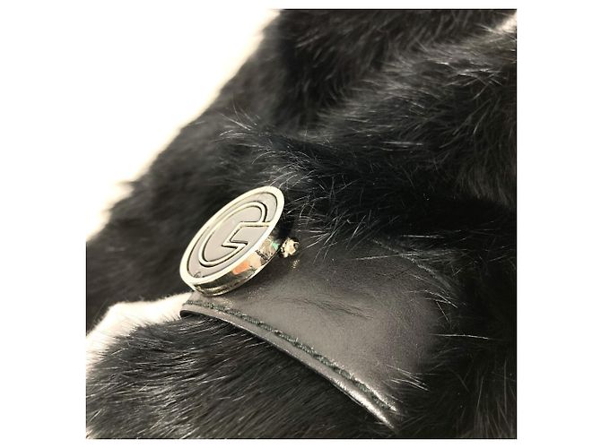 Fellschal mit G-Logo von Gucci Schwarz - Ansicht 11