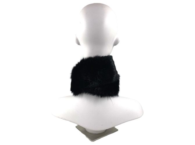 Fellschal mit G-Logo von Gucci Schwarz - Ansicht 4