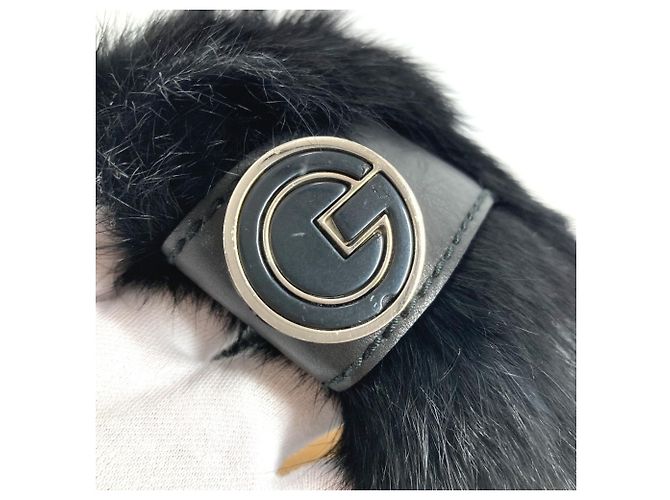 Fellschal mit G-Logo von Gucci Schwarz - Ansicht 9