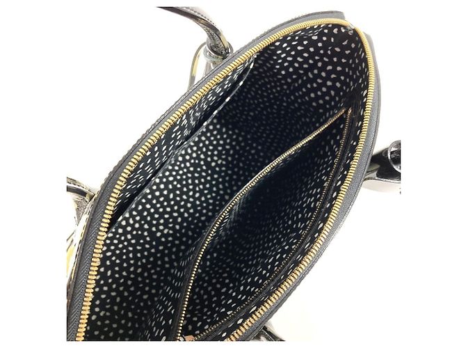 Borsa Tote Lockit MM Dot Infinity Yayoi Kusama di Louis Vuitton Nero - vista 11