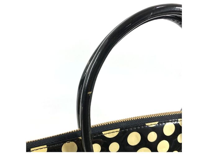 Borsa Tote Lockit MM Dot Infinity Yayoi Kusama di Louis Vuitton Nero - vista 15