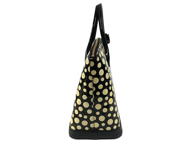 Borsa Tote Lockit MM Dot Infinity Yayoi Kusama di Louis Vuitton Nero - vista 3