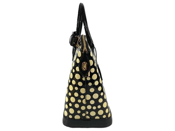 Borsa Tote Lockit MM Dot Infinity Yayoi Kusama di Louis Vuitton Nero - vista 4