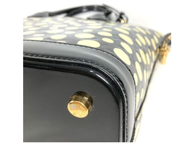 Borsa Tote Lockit MM Dot Infinity Yayoi Kusama di Louis Vuitton Nero - vista 6