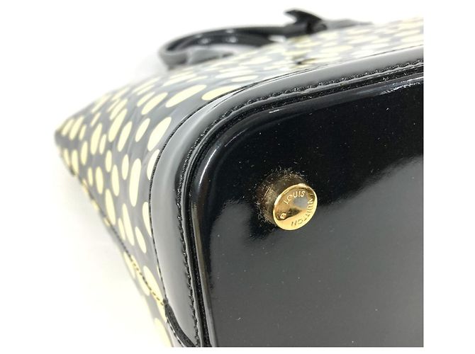 Borsa Tote Lockit MM Dot Infinity Yayoi Kusama di Louis Vuitton Nero - vista 7