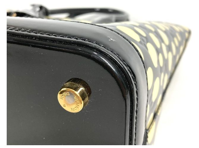 Borsa Tote Lockit MM Dot Infinity Yayoi Kusama di Louis Vuitton Nero - vista 8