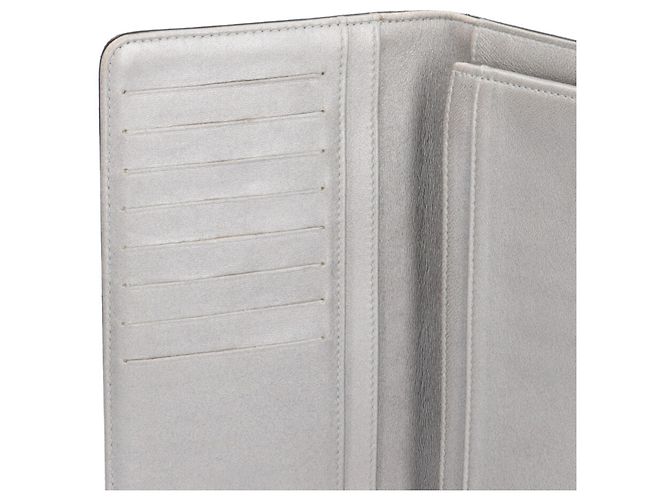 Billetera bifold Chanel Camelia Coco Mark Negro - vista 9