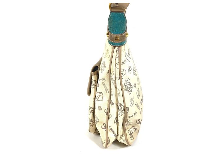 Borsa a tracolla con logo del 160° anniversario Loewe Multicolore Beige - vista 3