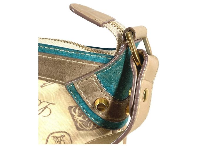 Borsa a tracolla con logo del 160° anniversario Loewe Multicolore Beige - vista 9