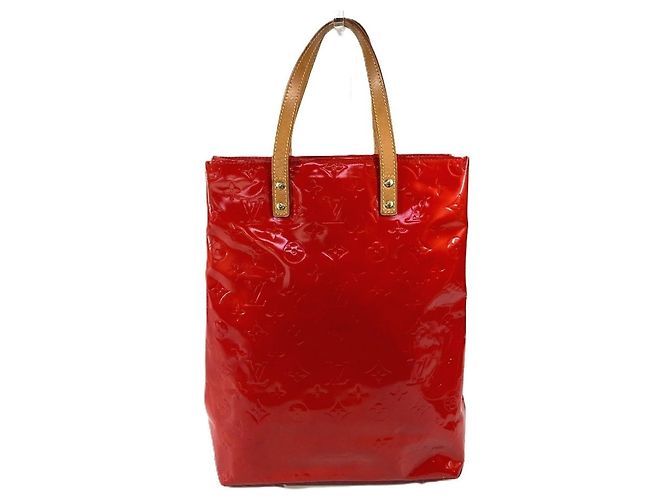 Borsa Tote Verticale Lead MM in Monogram Vernis Louis Vuitton Rosso - vista 2
