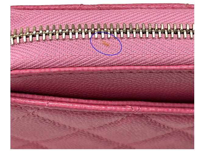 Chanel Matelassé Damen Langbörse Pink - Ansicht 10