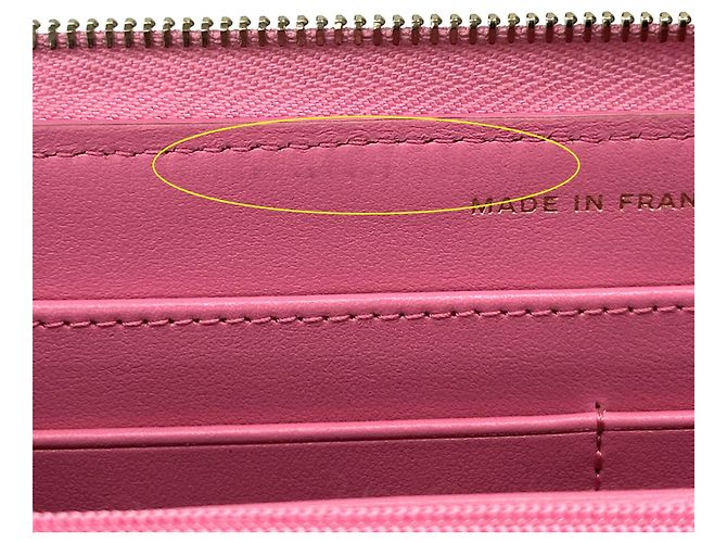 Chanel Matelassé Damen Langbörse Pink - Ansicht 12