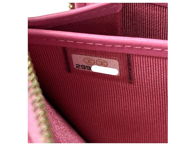 Chanel Matelassé Damen Langbörse Pink - Ansicht 6