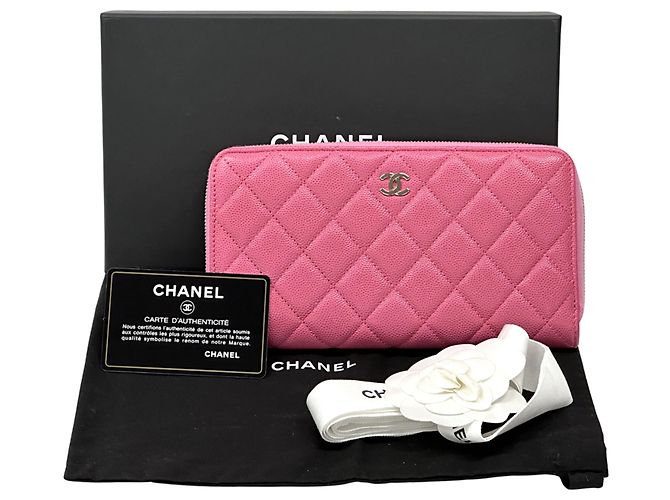 Chanel Matelassé Damen Langbörse Pink - Ansicht 8