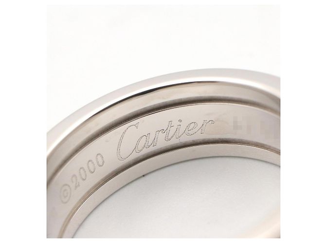 Anello Cartier C2 in oro bianco 18K Argento - vista 4