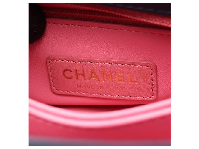 Chanel Coco Handle XXS Handbag Multiple colors Navy blue - view 4
