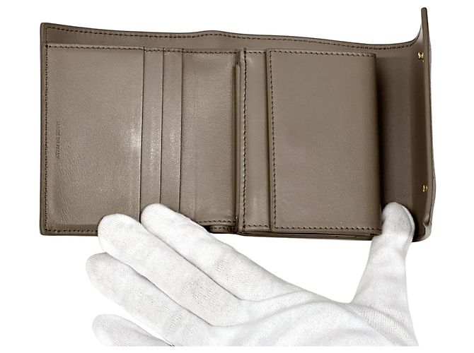 Céline Celine Damen Dreifach-Brieftasche Braun - Ansicht 5