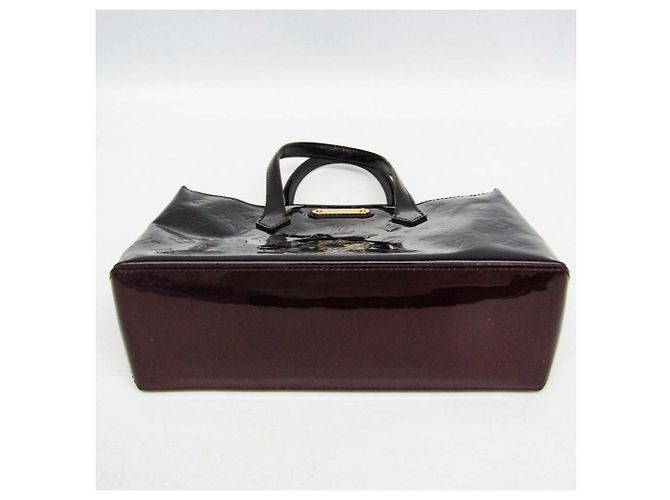 Sac à main Louis Vuitton Monogram Vernis Wilshire PM Bordeaux - vue 7