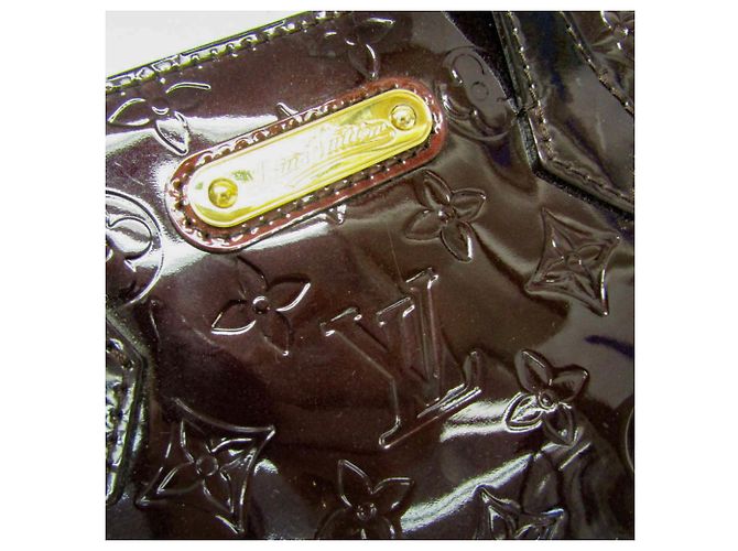 Sac à main Louis Vuitton Monogram Vernis Wilshire PM Bordeaux - vue 9
