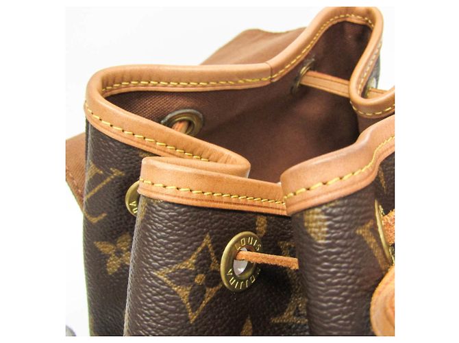 Louis Vuitton Monogram Montsouris MM M51136 Damen Rucksack Braun - Ansicht 13