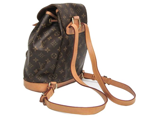 Louis Vuitton Monogram Montsouris MM M51136 Damen Rucksack Braun - Ansicht 2
