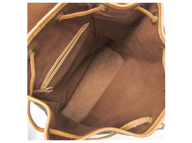 Louis Vuitton Monogram Montsouris MM M51136 Damen Rucksack Braun - Ansicht 3