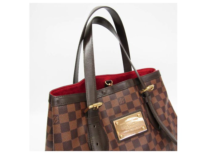 Borsa a spalla Louis Vuitton Damier Hampstead MM N51204 Marrone - vista 10