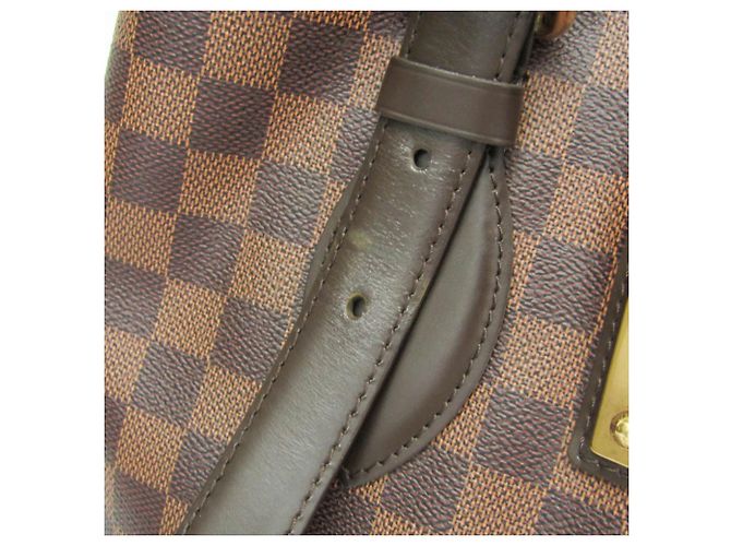 Borsa a spalla Louis Vuitton Damier Hampstead MM N51204 Marrone - vista 9