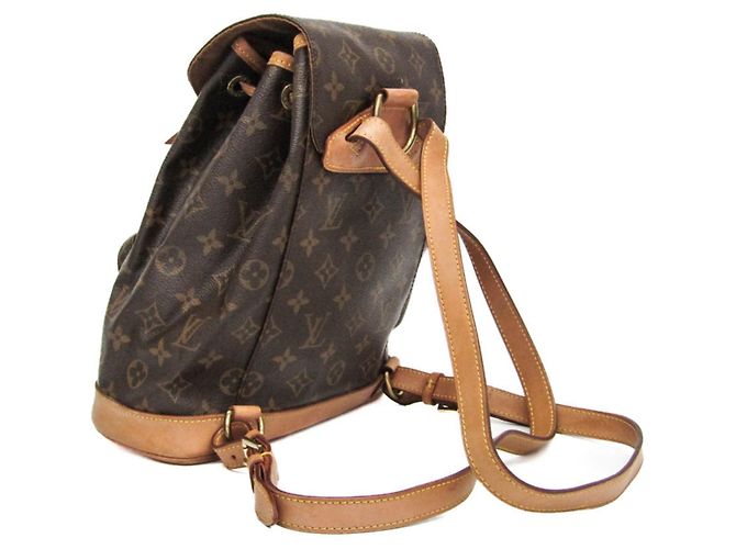 Louis Vuitton Monogram Montsouris MM M51136 Damen Rucksack Braun - Ansicht 2